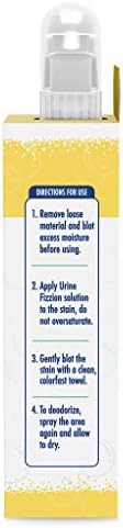 Fizzion Urine Pet Stain and Odor Destroyer 23 Oz Spray Bottle with 2 Refill