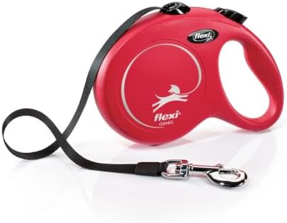 Flexi Automatic Leash New Classic L 5 M Red Tape