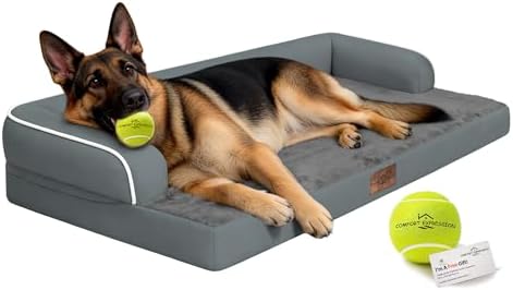 Comfort Expression Orthopedic Waterproof Jumbo Dog Bed for Giant Dogs