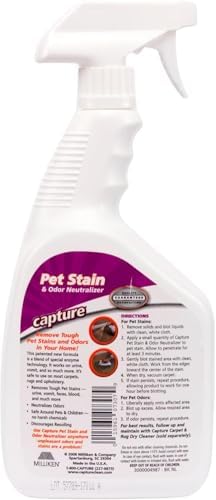 Capture Pet Stain & Odor Spray - Enzyme Pet Odor Eliminator - 32oz (2 Pack)