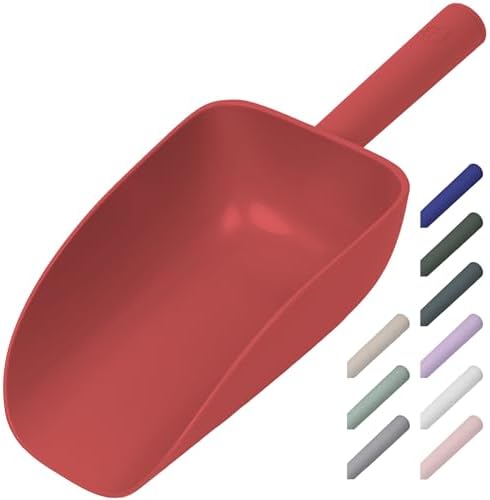 Extra Big Multipurpose Scoop– Solid Deep Scooper for Any Household – Disposing/Replacing Litter – Big Size Animal Pet Food Shovel – 44oz
