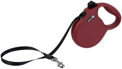 Alcott Wanderer Retractable Leash, Small, Red