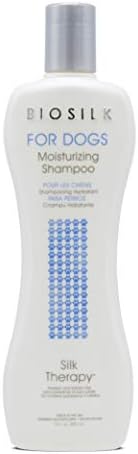 BioSilk for Dogs Silk Therapy Moisture Dog Shampoo, 12 Fl Oz