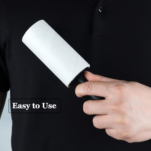 4 inch Lint Roller Refills for Evercare PetLovers Fedicelly Albatross and More Lint Rollers, Extra Sticky 90 Sheets per Refill, Pack of 4 Rolls, 360 Sheets Total (1 1/2 inch Inside Diameter)