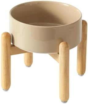 Havniva Ceramic Dog Bowls Elevated, Raised Dog Food Bowl for Small Dogs