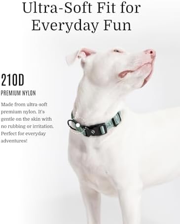 Fei & Eve Classic Dog Collar, Soft & Fur-Friendly