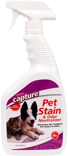 Capture Pet Stain & Odor Remover - Enzyme Pet Odor Eliminator - 32oz Spray
