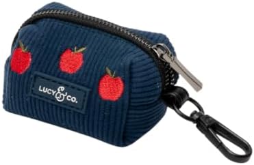 Lucy & Co. Appley Ever After Corduroy Poop Bag Holder