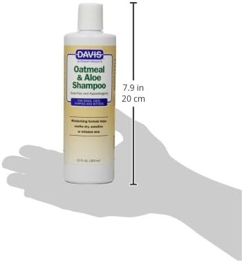Davis Oatmeal and Aloe Dog and Cat Shampoo, 12-Ounce