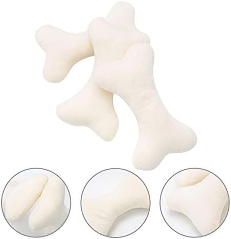 JOYELF Squeaky Dog Toy Plush Dog Chew Toy for Puppy Dogs, Interactive Non Toxic Chase Fetch Dog Toys with Squeakers for Dogs, 3 Pack Bones