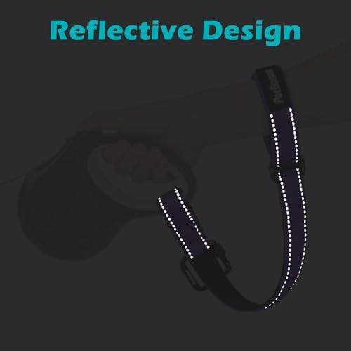 PetBonus Dog Leash Wrist Strap with Lockable Clip for Dog Retractable Leash