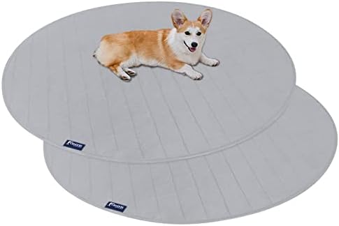 Washable Reusable Pee Pads for Dogs, Waterproof Round 48" Dog Whelping Pads