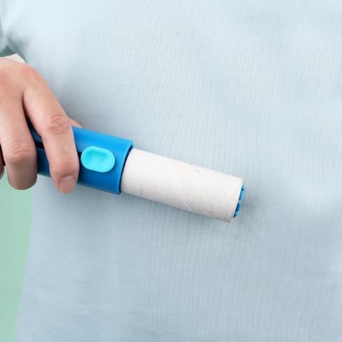 3 inch Mini Lint Roller Refills Compatible with Scotch Brite Mini Travel Lint Roller and PetLovers Evercare Mini Pet Hair Remover Sticky Roller Refill 4 Rolls 40 Sheets per Roll Total 160 Sheets