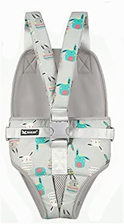 Leconpet Pet Dog Carrier Legs Out Front Backpack Adjustable Teddy Outdoor Chest Backpack for Small and Medium Dog with Fixed Buckle on the Back, More Comfortable to Carry (Small, Cartoon Grey)