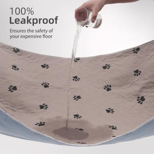 PUPTECK Washable Pee Pads for Dogs, Reusable Puppy Potty Training Mat