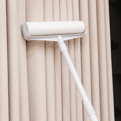 9.45 inch Large Lint Roller Refills Compatible with Delomo PetLovers and Other 9.4'' - 9.5'' Large Lint Rollers for Carpet Floor Pet Hair Remover Refill 60 Sheets per Roll 5 Pack Total 300 Sheets