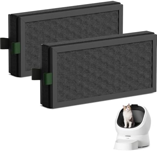 PETLIBRO Carbon Filter Replacement 2 Pack for Luma Automatic Cat Litter Box