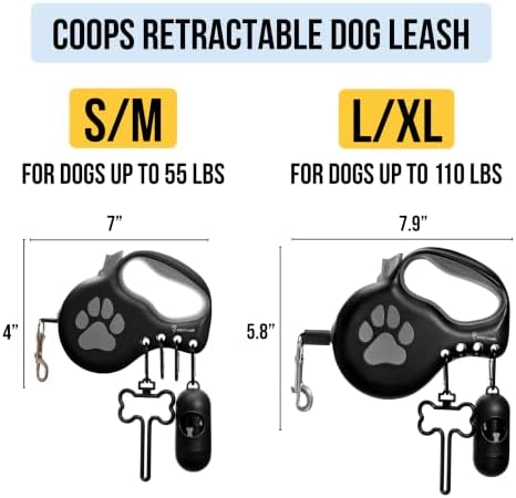 Award-Winning Modular Retractable Dog Leash for Large Dogs