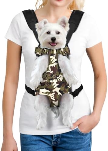 YUDODO Pet Dog Carrier Backpack Adjustable Front Carrier for Small Dog Cat