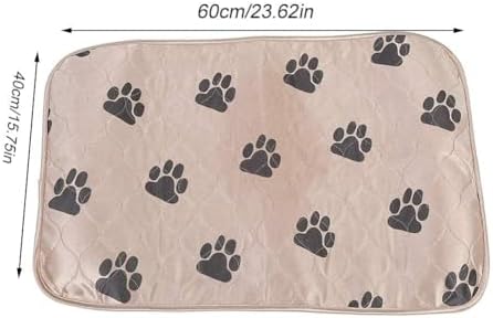 Reusable Dog Pee Pads, Waterproof Training Pads for Dogs, Dog Pee Pad Urine Mat for Pet Dogs Cats(40*60cm-Brown )
