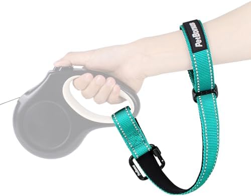 PetBonus Dog Leash Wrist Strap with Lockable Clip for Dog Retractable Leash