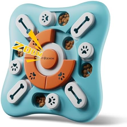 FOXMM Interactive Dog Treat Puzzle Toys for IQ Training&Mental Stimulating