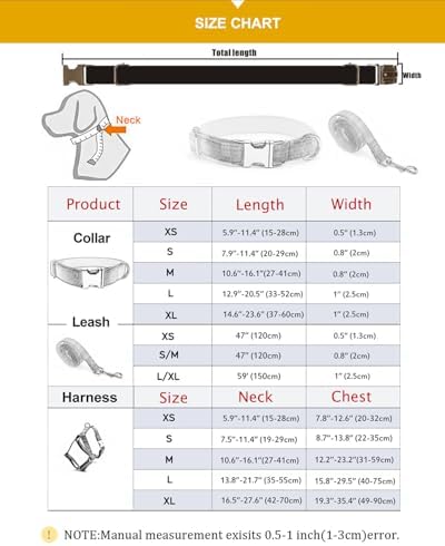 Custom Dog Collar with Names and Phone Number Engraved, Puppy Tags Personalized for Small Medium Large Pets
