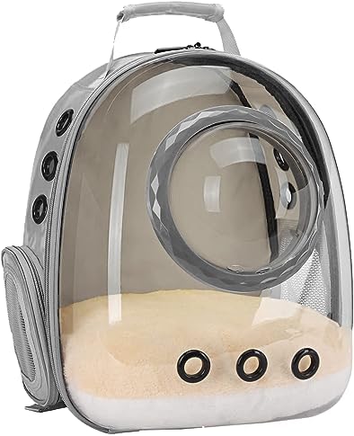 Bubble Cat Carrier Backpack, Transparent Pet Carrier Backpack for Small Puppy and Bunny, Space Capsule Bubble Cat Backpack Carrier, Airline Approved