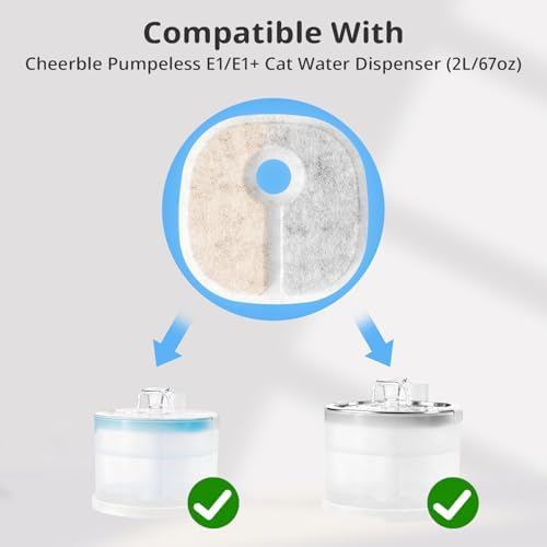 16 Pack Pumpless Pet Water Elfin Fountain Replacement Filters
