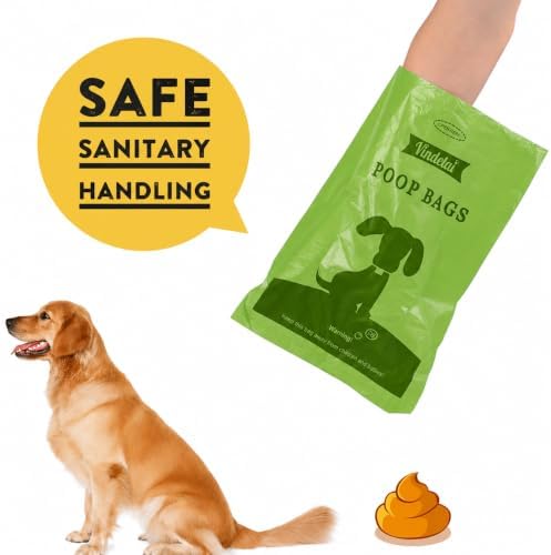 Dog Poop Bags Rolls with Dispenser– Keep Hands Clean 450 Count - Scented