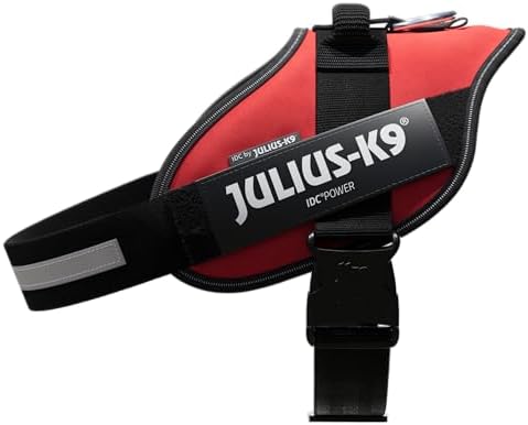 Julius-K9, 16IDC-R-2, IDC Powerharness, Dog Harness, Size: 2, Red