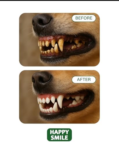 Happy Smile Dog Toothbrush 360° – Soft Silicone Finger Toothbrush for Dogs & Cats, Gentle Teeth Cleaning, BPA-Free, 2-Pack (Blue & Green)