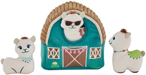 Outward Hound Hide A Llama Plush Dog Toy Puzzle