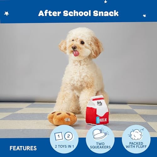 BarkBox Afterschool Snack Pack Interactive Plush Dog Toy Bundle