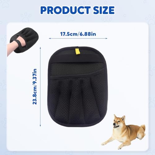 AIIONP Pet Hair Remover Electrostatic Gloves, Pet Hair Remover Gloves, Dogs Cats Hair Removal Tool