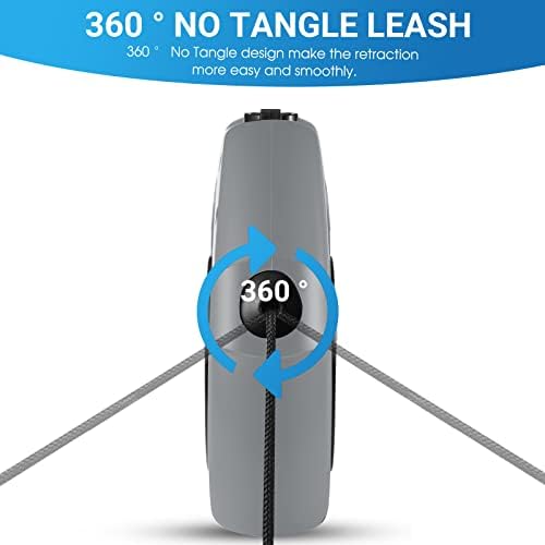 360°No Tangle 26 Ft Retractable Dog Leash for Dogs up to 99lbs
