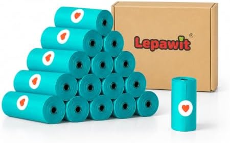 Dog Poop Bags, Thick Leak-Proof Unscented, 16 Rolls, 320 Bags