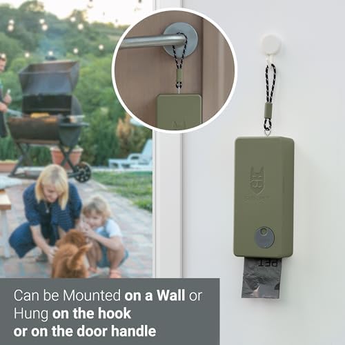 SVD.PET Dog Poop Bag Dispenser, Wall Mount Pet Waste Bag Dispenser Station
