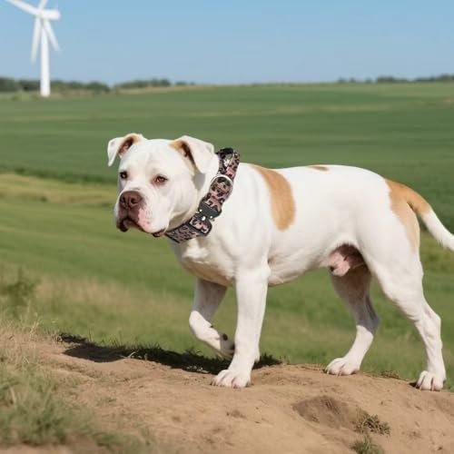 TSPRO Tactical Dog Collar, Heavy Duty Quick Release Metal Buckle and Handle