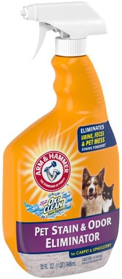 Arm & Hammer Pet Stain and Odor Eliminator Spray, 32 fl oz (Pack of 3)