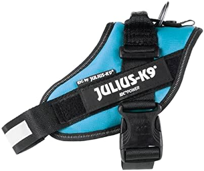 Julius-K9, 16IDC-AM-0, IDC Powerharness, Dog Harness, Size: 0, Aquamarine