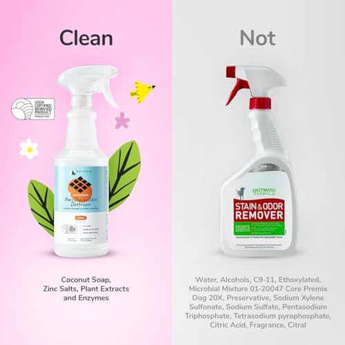 kin+kind Pet Pee Odor Remover, Hardwood & Sealed Floors, Citrus, 32 oz