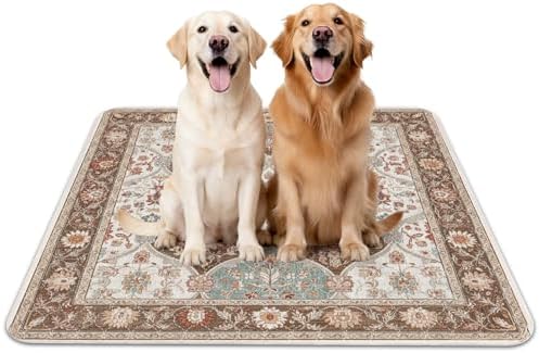 INVENHO 2PACK Washable Pee Pads for Dogs, Reusable Dog Pads Upgrade Non-Slip Dog Pee Pads Heavy Absorbency Puppy Pee Pads Quick Dry Whelping Pads/Waterproof Puppy Training Pad