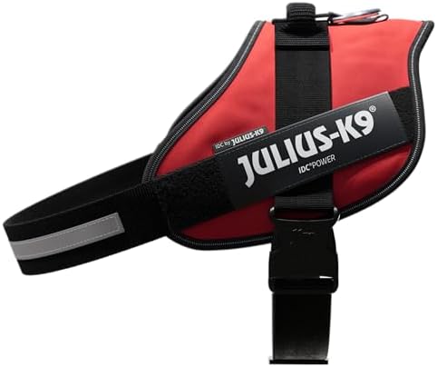 Julius-K9, 16IDC-R-4, IDC Powerharness, Dog Harness, Size: 4, Red