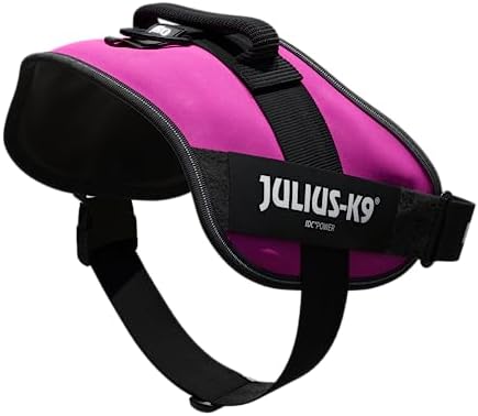 Julius-K9, 16IDC-DPN-3, IDC Powerharness, Dog Harness, Size: 3, Dark Pink