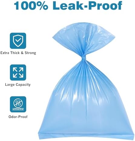 Dog Poop Bags Rolls 240 Count– Leakproof 4 Color for Mess-Free Pickup