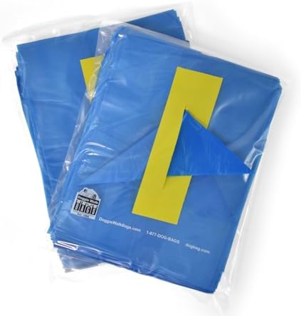 Tie Handle Dog Waste Bags, Black Unscented, 140