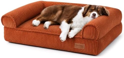 FUKUMARU Cute Dog Bed, Thickened Orthopedic Dog Sofa, Waterproof&Washable