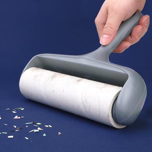 8 inch Large Surface Roller Refills for Scotch-Brite Pet Hair Pickup Extra Sticky Large Lint Roller 60 Sheets per Refill Pack of 5 Total 300 Easy-Tear Adhesive Sheets