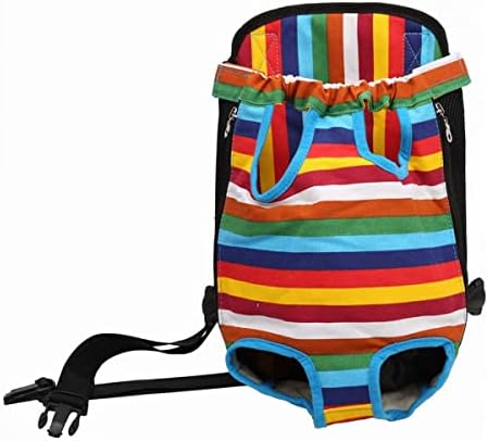 Goclothod Adjustable Pet Carrier Backpack Dog Frontpack Legs Out Travel Bag